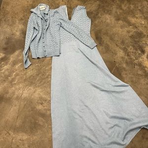 #classic #stjohnknits #50s #babyblue #elegant